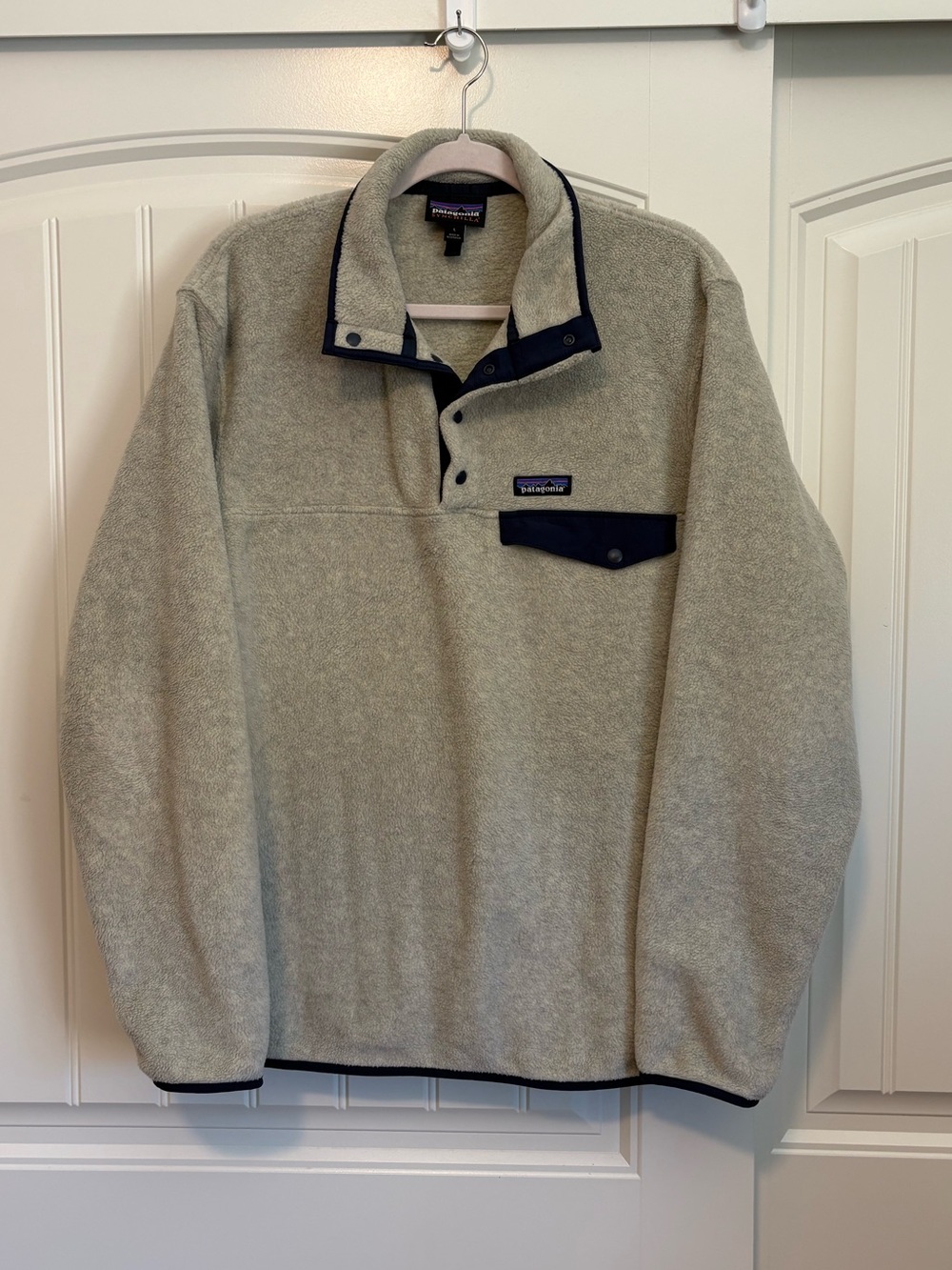 Patagonia Men's Lightweight Synchilla Snap Fleece Pullover size large